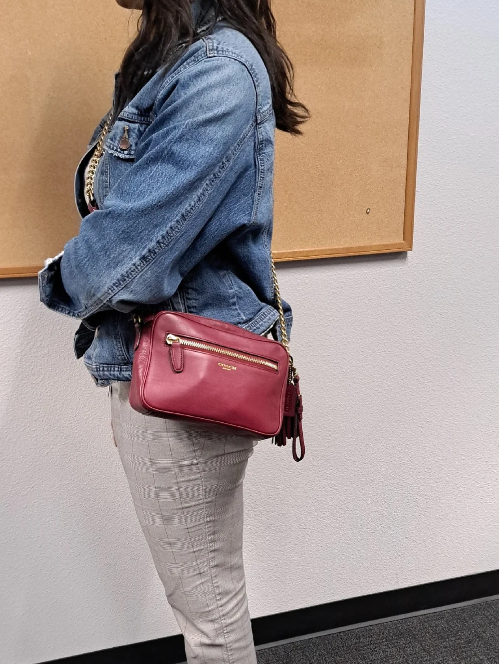 Coach Legacy 25362 Crossbody Bag- refined maroon leather  gold hardware 2013 - Picture 2 of 14